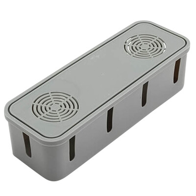 

〖Follure〗Cable Storage Box Wire Management Socket Tidy Organizer Home Room