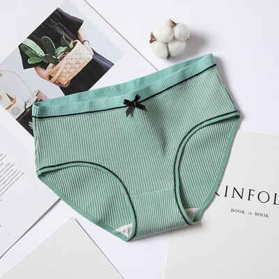 

Sexy Women Cotton Panties Underwear Soft Briefs Underpants Ultra-Thin Breathable Mid Rise Thread Panties