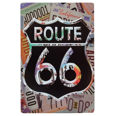 

Gobestart European And American Retro Metal Paintings Hanging Metal Poster
