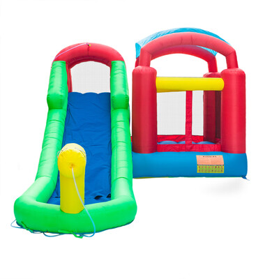 

Ktaxon New Inflatable Moonwalk Water Slide Pool Bounce House Jumper Bouncer Castle without Air Blower - 2244 x 1392 x 984"