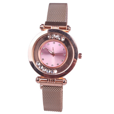 

Lazy magnet stone star watch fashion trend sandpaper watch female