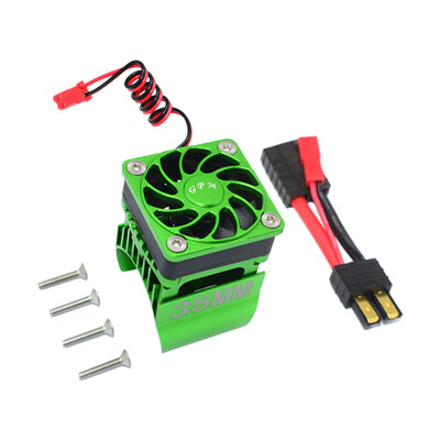 

Tailored Aluminum Motor Radiator With Cooling Fan For Traxxas TRX-4 RC Car 540 Motor