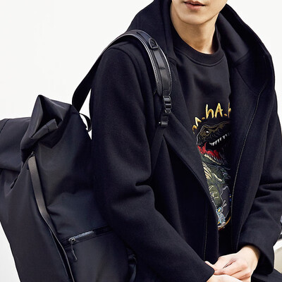 

BEI NA CHUAN Coat Mens Hooded Coat Korean Trend Windbreaker 9955