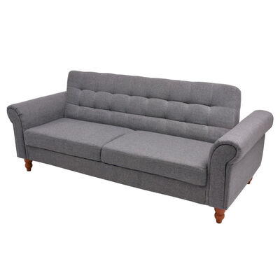 

Convertible Sofa Bed Fabric Gray