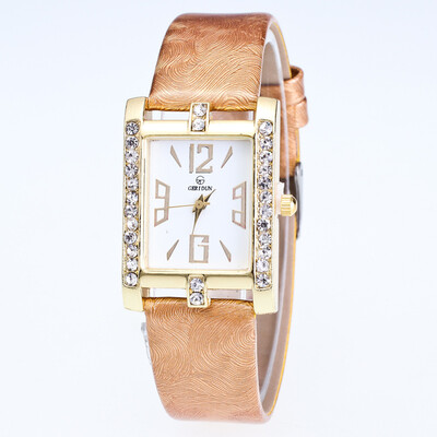 

European&American fashion watches womens digital square head diamond p