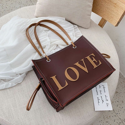 

One-shoulder portable big bag female bag 2019 popular bag new wave Korean version of the wild large-capacity fashion tote bag