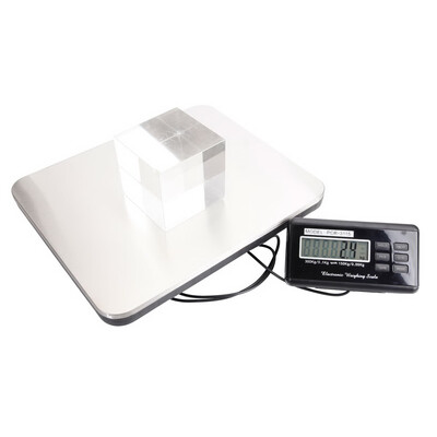 

LCD Weigh Digital Heavy Duty Shipping Postal Scale w Stainless Steel Platform