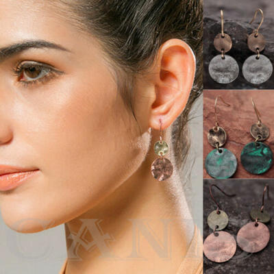 

New Vintage Bohemian Boho Style Multicolor Drip DropDangle Women Earrings Retro