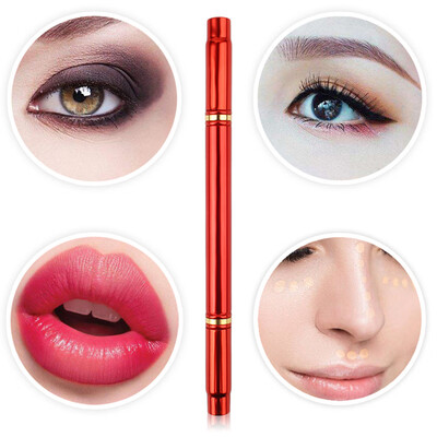 

〖Follure〗4 head Makeup Brush Retractable metal Eye Eyeshadow Brush Cosmetics Portable