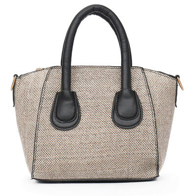 

Maison Fabre handbag Women Vintage Linen Zipper Pure Color Handbag Women Design Hand Shoulder Bag Ladies Luxury handbag