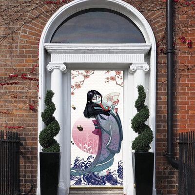 

〖Follure〗Door Sticker Decorative Painting BedroomLiving room TV Wall Decoration Wall Stic