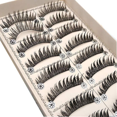 

〖Follure〗Handmade Natural Fashion Long False Eyelashes For Makeup 10 Pairs