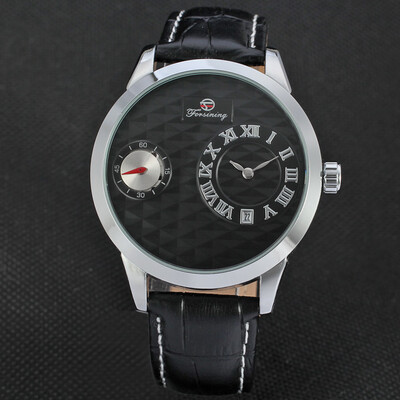 

Forsining genuine full hollow mens mechanical watch mens watch mens mechanical watch belt table
