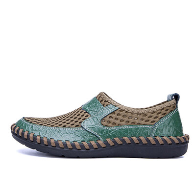 

2019 summer explosion models large size mens shoes outdoor casual shoes mens breathable water shoes mens leather sandals