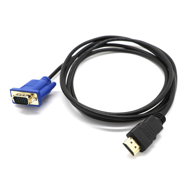 

18M 30M Cable HD Multimedia Interface To VGA 1080P HD With Audio Adapter Cable
