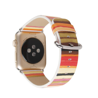 

〖Follure〗Leather Wristband Watch Band Wrist strap For Apple Watch iwatch Series 12 38MM