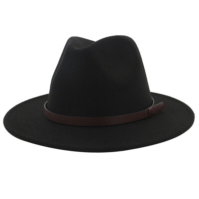 

Tailored Hat with Belt Men Women Unisex Festival Spring Winter Wedding Prom Hat