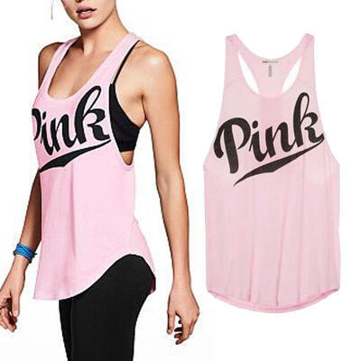 

Women Workout Tank Top T-shirt Sport Gym Clothes Fitness Yoga Tank Shirt Unique