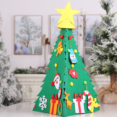 

Tailored DIY Three-dimensional Felt Cloth Christmas Tree large Christmas Hanging Gift