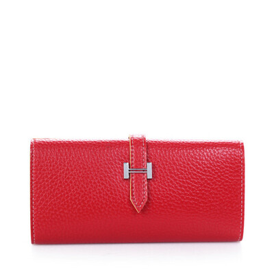 

Lichee Print 2 Fold Long Style Female Purse