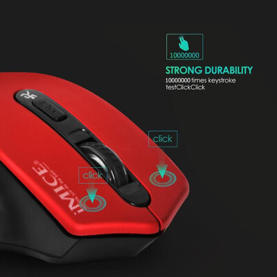 

iMICE E1800 24GHz Wireless Mouse 1600DPI Adjustable Mini Optical Mouse