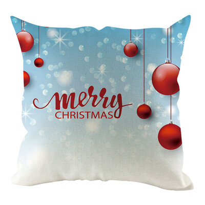 

Siaonvr Christmas Pillow Cover Pillowcases Decorative Sofa Cushion Cover Home Decoration