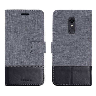 

Goowiiz Phone Case For Xiaomi Redmi 4A4X55 Plus5A Fashion Canvas Leather Wallet Full package flip Holder Stand