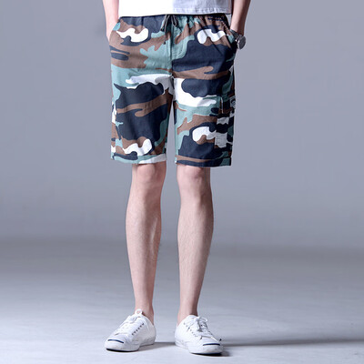 

Tailored Mens Summer Fashion Casual Loose Camouflage Printing Sport Beach Shorts Pants