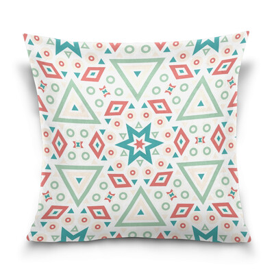 

ALAZA Throw Pillow Cover 16 X 16 inch Cushion Cover with Geometric Pattern Printed Pillowcase
