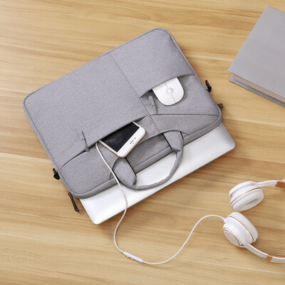 

The ninth city VNINE Apple bag men&women shoulder bag Xiaomi Lenovo 133 inch notebook 14 inch liner bag VD9BV12927J dark gray