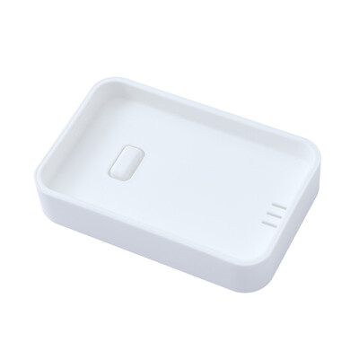 

〖Follure〗Soap Holder Dish Storage Drain Box Double Layer Container Durable For Bathroom