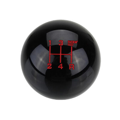 

5 Speed Universal Gear Shift Knob Round Ball Car MT Manual Shifter Lever M10X15 Aluminum