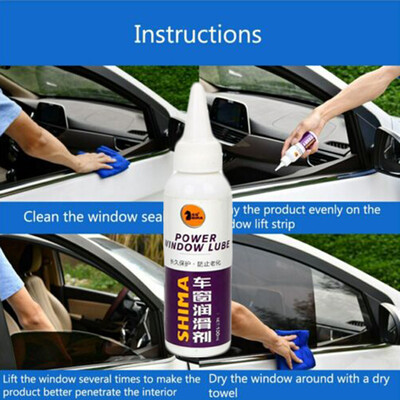

〖Follure〗100ml Car Door Window Noise Cancellation Lubricant Rubber Sealing Strip Belt