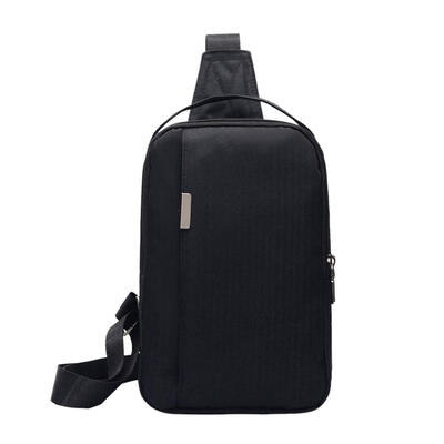 

Men Shoulder Bag Chest Pack Nylon Crossbody Handbag USB Headphone Jack