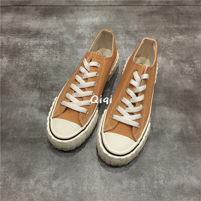 

Ins Street Shoes Female Hong Kong Wind 2019 Spring New Joker Korean canvas shoes female students