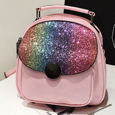 

Tailored Fashion Women Sequined Shoulder Bag Messenger Bag Travel Bag Student Bag