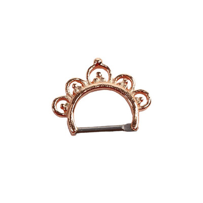 

Europe Nose Ring Rose Gold Titanium Septum Clicker Nose Hoop Nasal Rings