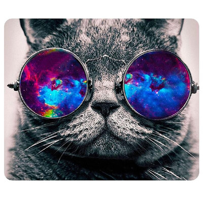 

CAT-9 Mouse Pad Cute Cat Picture Anti-Slip Gaming Mouse Mat for PC Computer Laptop MackBook