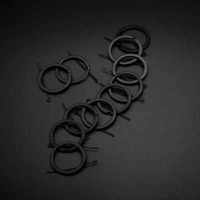 

Heavy Duty Metal Split Key Ring Flat O Round Keychain Compatible for Home Car Keys Attachment