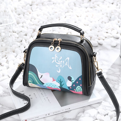 

Womens new Korean fashion Joker ladies personality explosions girl shoulder Messenger bag