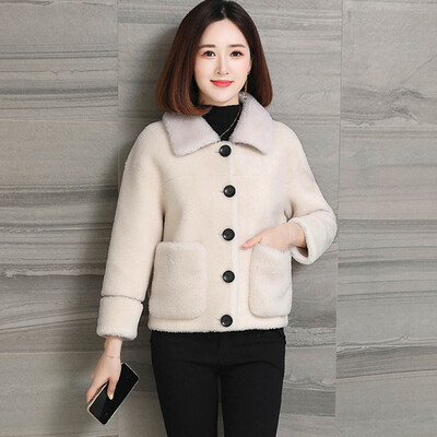 

Tailored Winter Lady Womens Warm Faux Splice Zipper Coat Jacket Outerwear