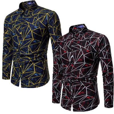 

2018 New Fashion Men Casual Stylish Slim Fit Long Sleeve Casual Business Formal Dress Shirts Tops