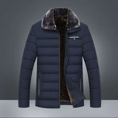 

Toponeto Men Casual Winter Solid Warm Zipper Long Sleeve Jacket Coat Outwear Tops