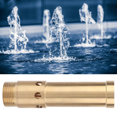 

Greensen Thicken Copper Straight Fountain Nozzle Fountain Spray Head Landscaping Use