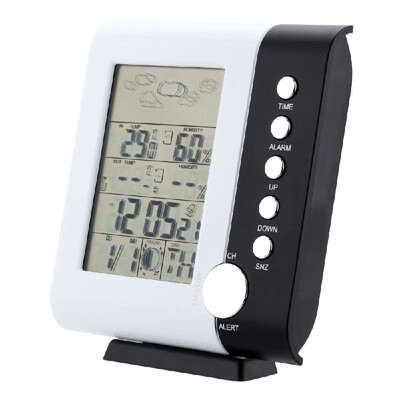 

433MHz RF Weather Station Alarm Clock Wireless Digital Thermometer Hygrometer Temperature Humidity Measurement