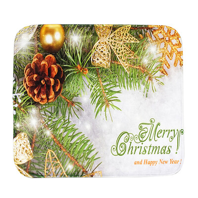 

Siaonvr Thickened Memory Foam Chair Cushion Christmas Printing Slow Resituating Cushion