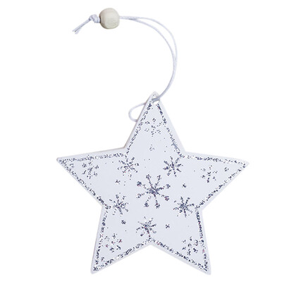 

Tailored Snowflake Wood Embellishments Rustic Christmas Tree Hanging Ornament Decor A