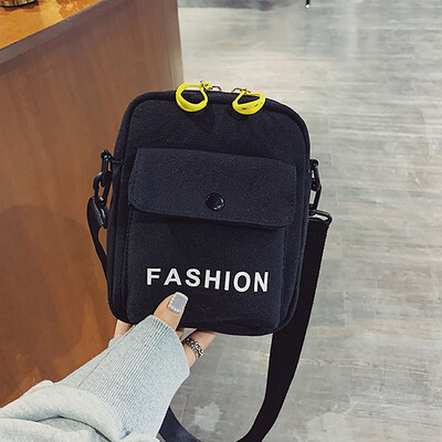 

Tailored Women Fashion Canvas Letter Coin Purse Shoulder Messenger Casual Bags