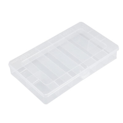 

Portable Rectangle Transparent Lastics Box Hardware Parts Tools Screws Storage Box