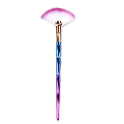 

Fan Brush Diamond Slim Professional Makeup Cosmetic Powder Brushes